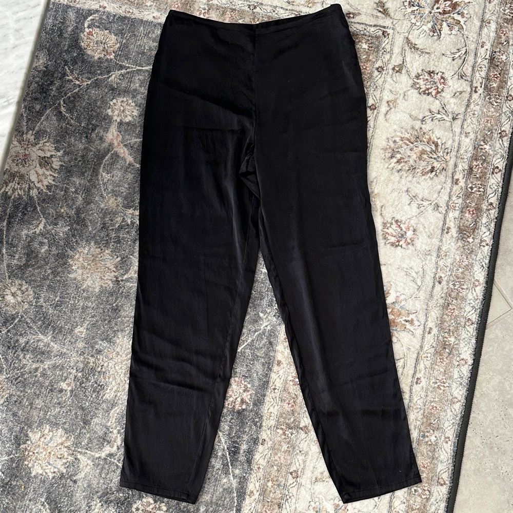 Victoria's Secret Silk Vintage Black Pants